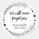 Search for forget stickers Funeral