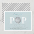 Search for stylish baby boy shower invitations Ready to pop