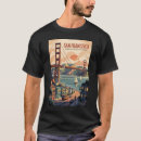 Search for san francisco souvenir tshirts Golden gate bridge