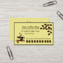 Search for punch business cards Coffee shop