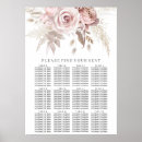 Search for floral wedding seating charts Blush