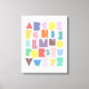 Search for alphabet nursery art Child's room