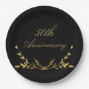 Search for 50th anniversary wedding plates Black