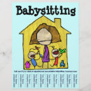 Search for babies flyers Babysitting