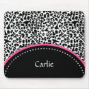 Search for black leopards mouse mats Black and white leopard
