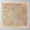 Search for contour map posters National