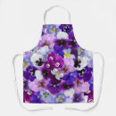 Search for purple flower aprons Pretty