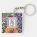 Search for bright coloured key rings Flower