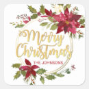 Search for red and white poinsettias stickers Floral