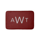 Search for burgundy bath mats Monogrammed