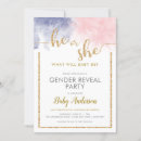 Search for blue navy gender reveal invitations He or she