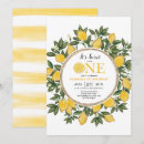 Search for citrus birthday invitations Main squeeze