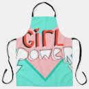 Search for girl power aprons Women
