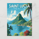 Search for pitons postcards Gros piton