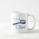 Search for clues mugs Humour