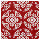 Search for chinese pattern fabric Red and white