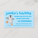 Search for penguin business cards Cartoon