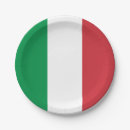 Search for italian flag paper plates World flags