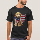 Search for 4th of july golden retriever tshirts Funny