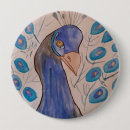 Search for blue peacock badges Colourful