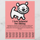 Search for pet sitting dog walking flyers Business