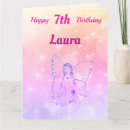 Search for girl 7th birthday cards Fairy