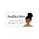 Search for african american return address labels Black