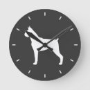 Search for boxer dog clocks Pets