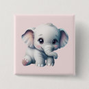Search for elephant badges Cute baby elephant