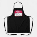 Search for memorabilia aprons Bold typography