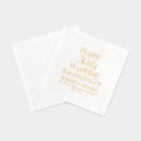 Search for anniversary napkins Typography