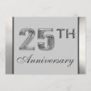 Search for 5th year anniversary invitations Silver