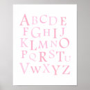 Search for pink alphabet letter posters Abc