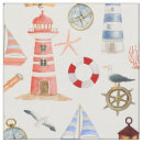 Search for nautical compass fabric Blue