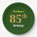 Search for green and gold paper plates Birthday party