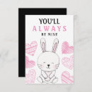 Search for cute rabbit valentines day cards Pink