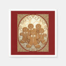 Search for cookie napkins Ginger bread man