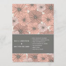 Search for pink and gray wedding invitations Chic