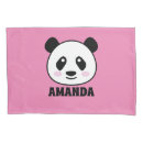 Search for cute panda pillowcases Pink