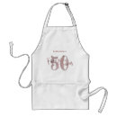 Search for fiftieth birthday aprons Typography