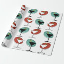 Search for cocktail wrapping paper Martini pattern