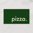 Search for pizza business cards Cafe