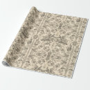 Search for vintage french wrapping paper Vintage floral toile