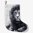 Search for lion christmas stockings Cat