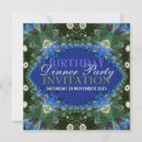 Search for peacock birthday invitations Exotic