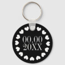Search for date heart key rings Anniversary
