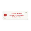 Search for eye return address labels Apple baby shower