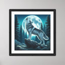 Search for wolf canvas prints Howling