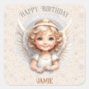 Search for birthday angel stickers For kids