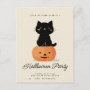 Search for halloween postcards Black cat